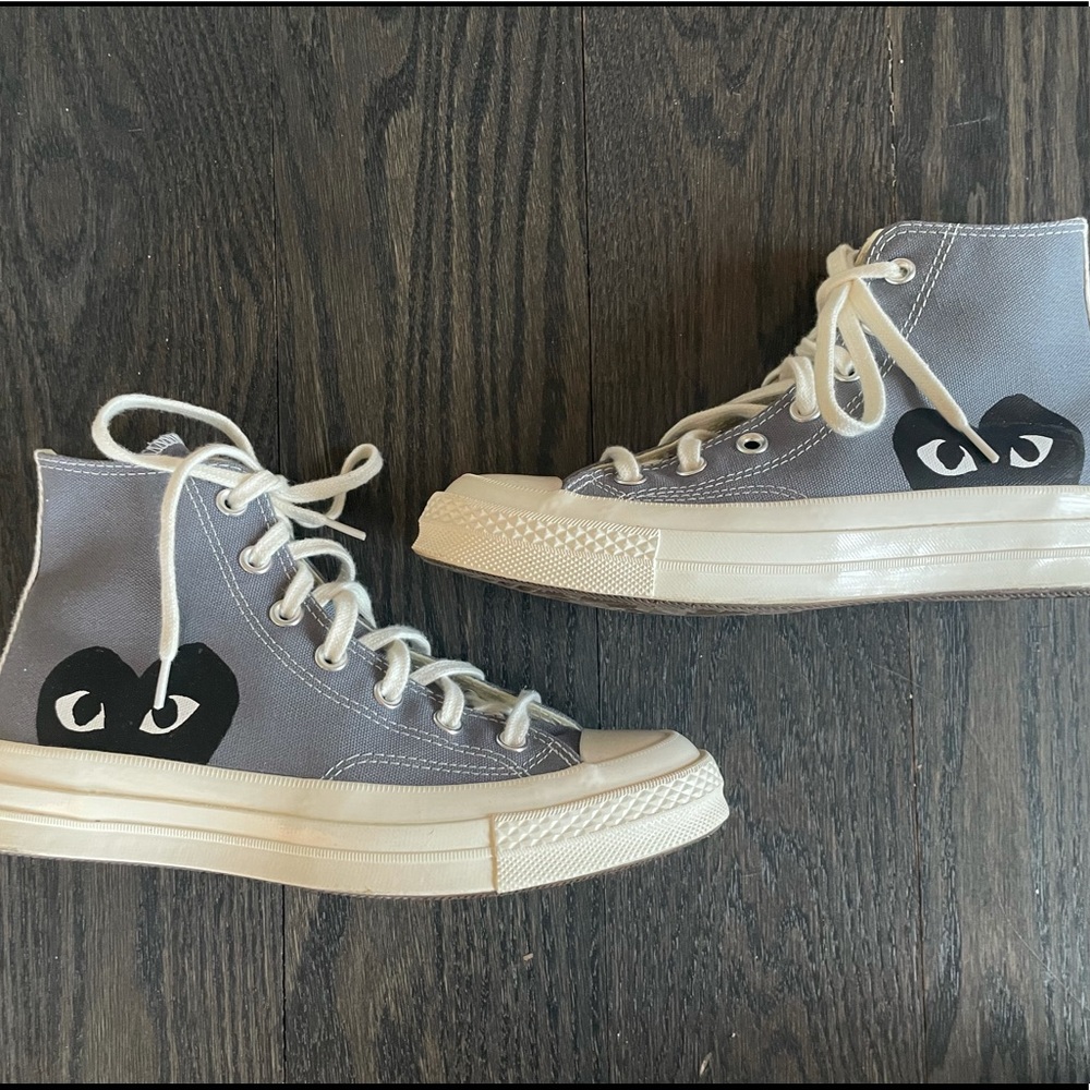 Converse come des garçons size 8